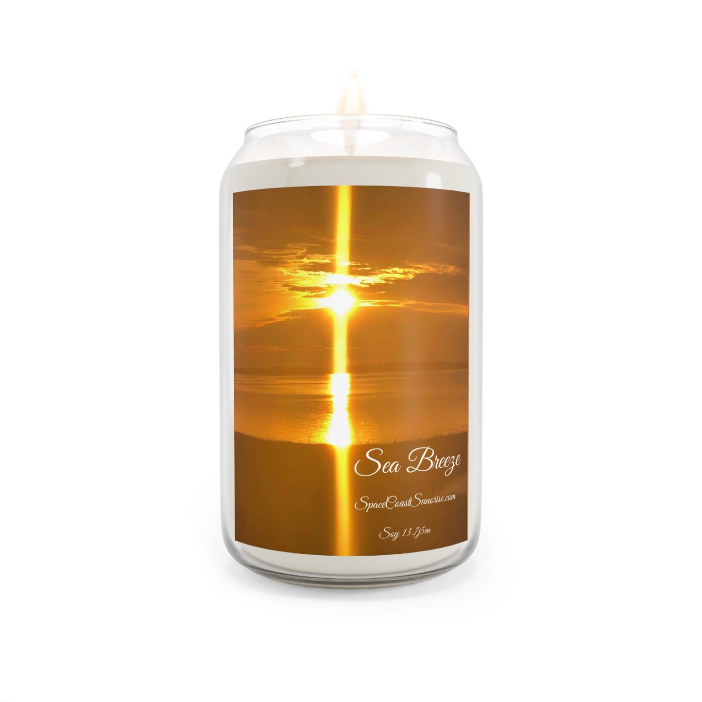 Sunrise Classic Sea Breeze Candle, 13 75oz Soy Candle
