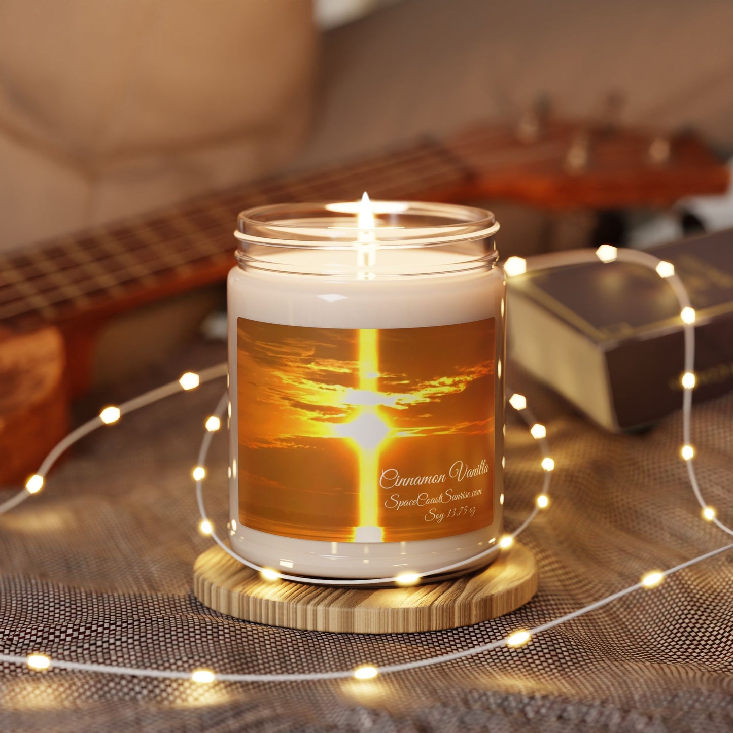 Classic Cinnamon Vanilla Scented Soy Candle