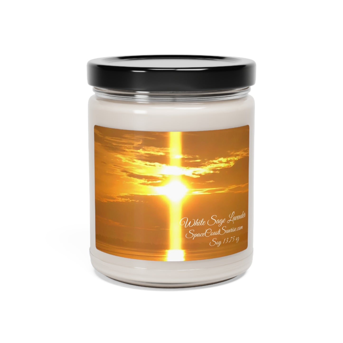 Sunrise Classic White Sage & Lavender Scented Soy Candle, 9oz
