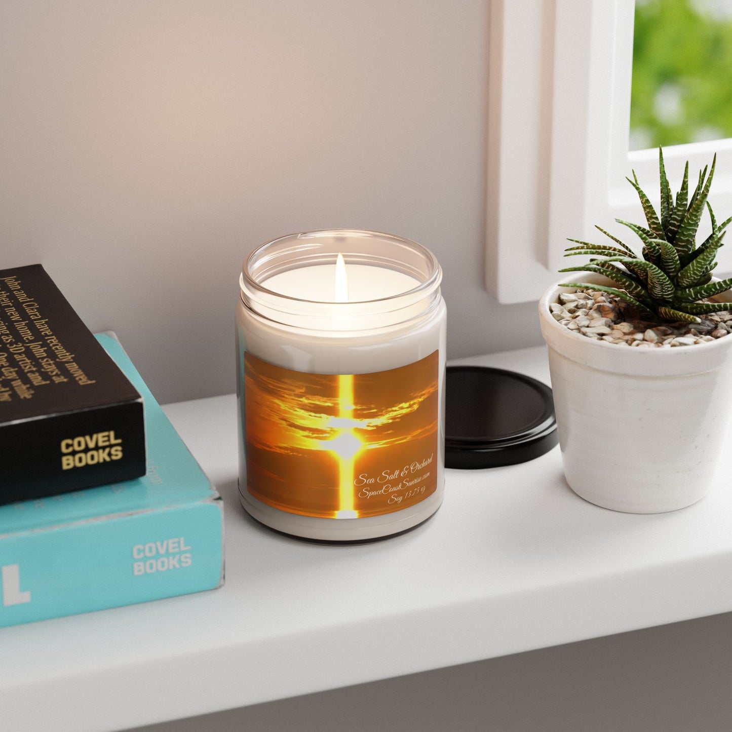 Sunrise Classic Sea Salt & Orchid Scented Soy Candle, 9oz