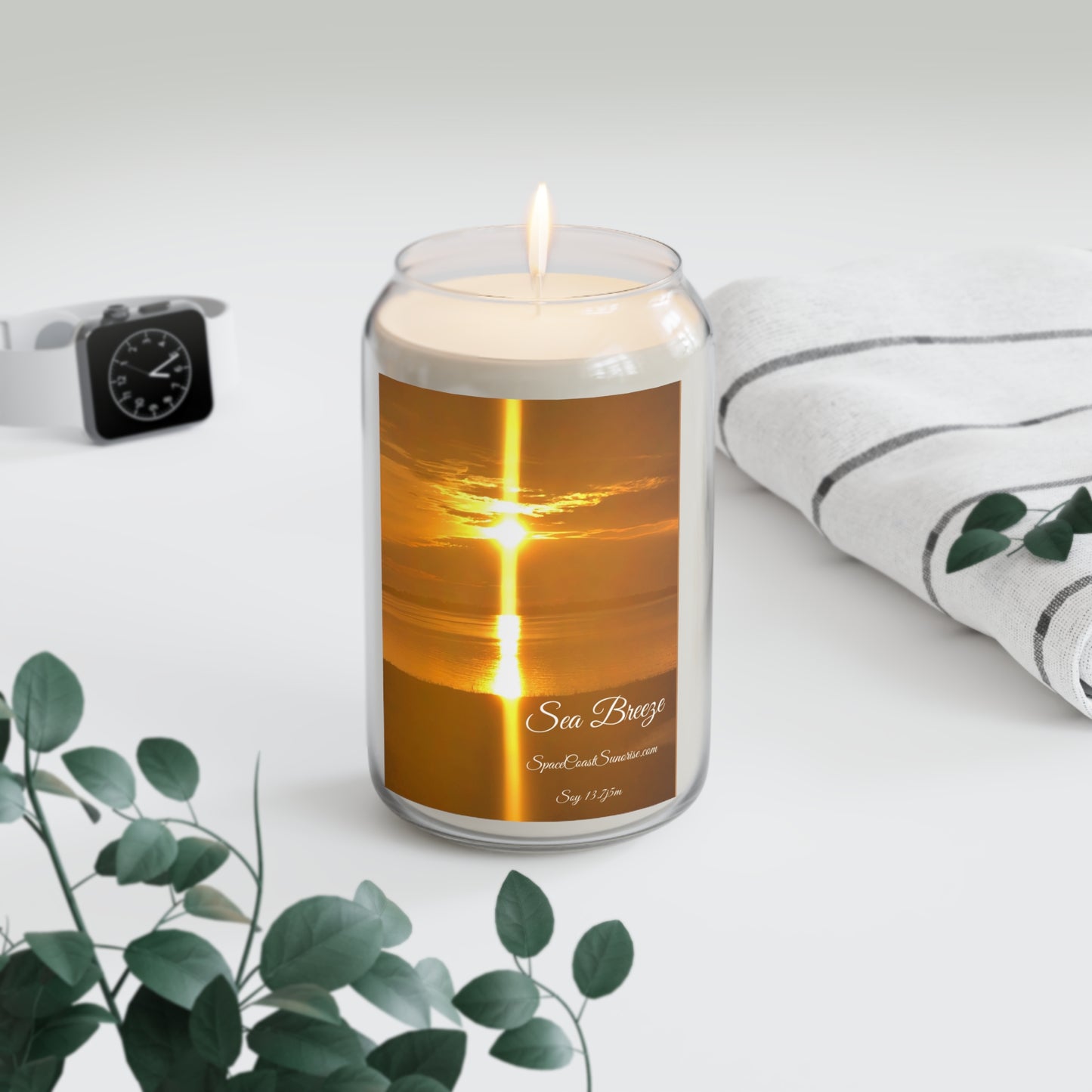 Sunrise Classic Sea Breeze Candle, 13 75oz Soy Candle